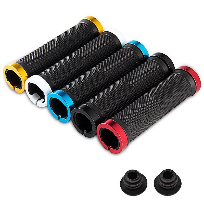 Commuter Bike Lock - 2PCS Lock on Bicycle Grips Rubber