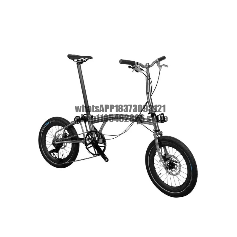 Cycling Commute Speed - 18 Inch Titanium Alloy Folding Bike,
