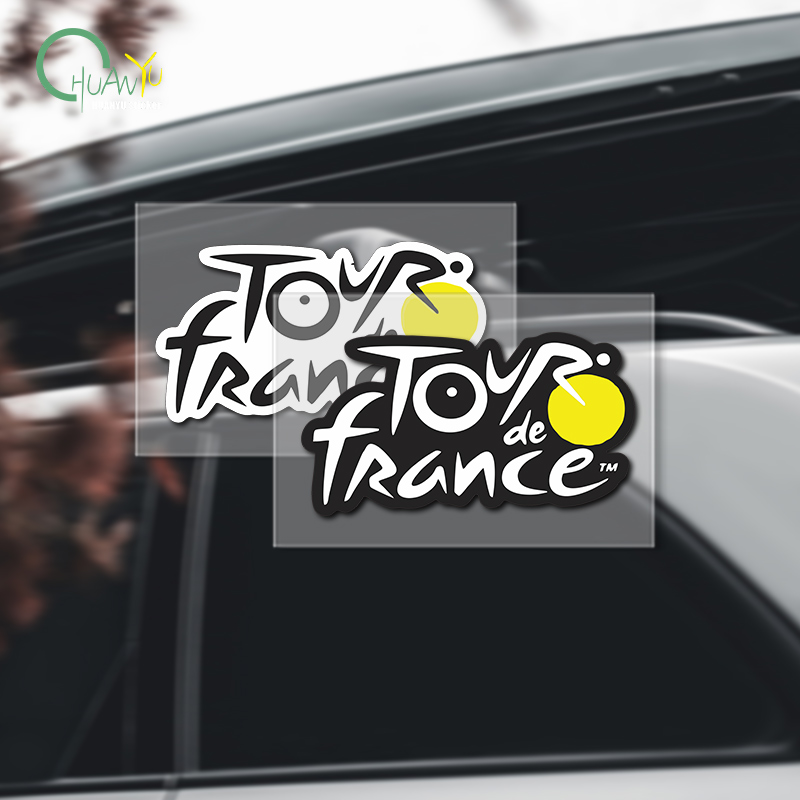 Bike Light Front Rear - Tour de France logo sticker for