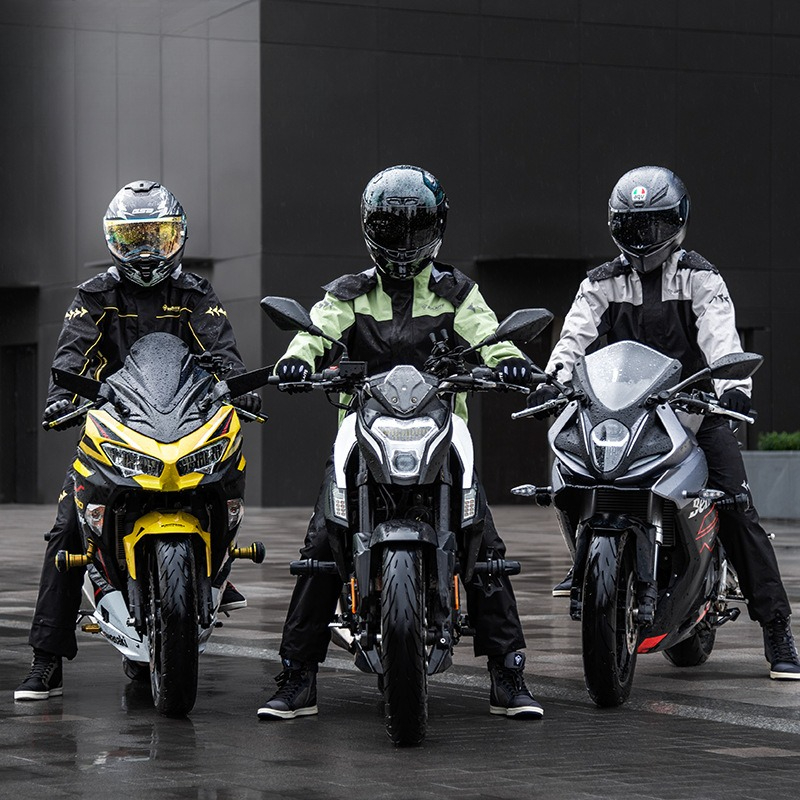 Cycling Commute Jacket - Oxford Motorcycle Rain Suit Waterproof Jacket