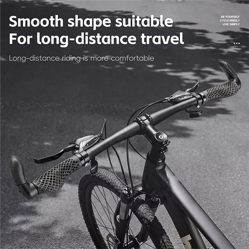 Cycling Commute Distance - Superior-Anti-Slip TPE Grip Ergonomic Bicycle Rest