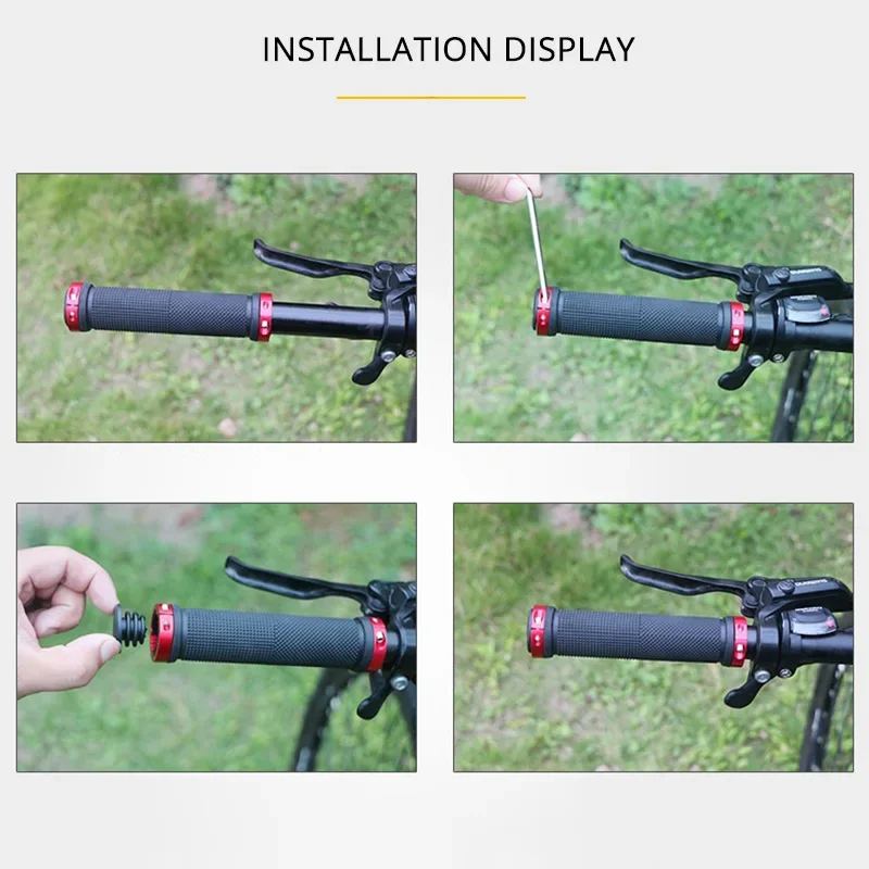 2PCS Lock on Bicycle Grips Rub - огляд і ціна Commuter Bike Lock