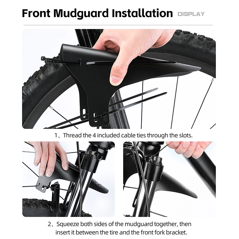 Bike Mudguard Set Front Rear F - огляд і ціна Fender Mudguard Set