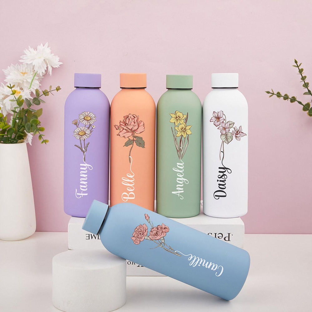 Customized Floral Water Bottle - огляд і ціна Commuting By Bike