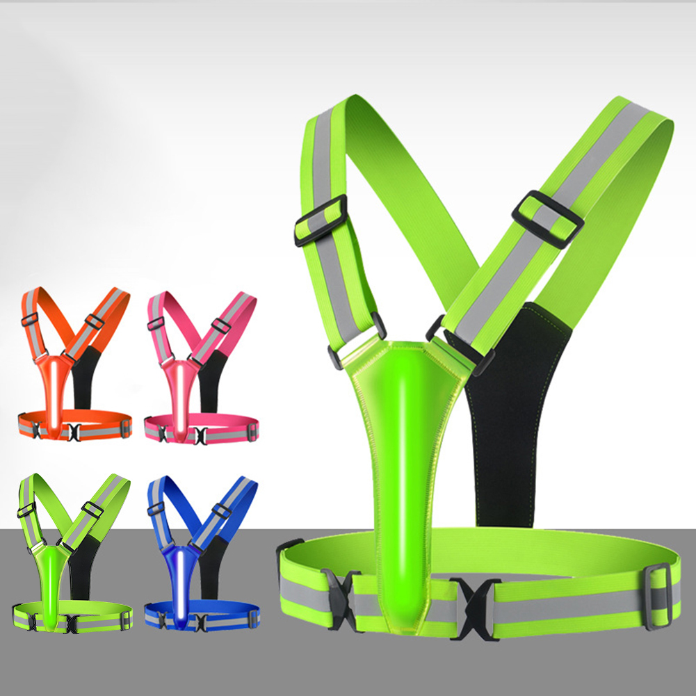 LED Running Vest USB Rechargea - огляд і ціна Reflective Vest Cycling