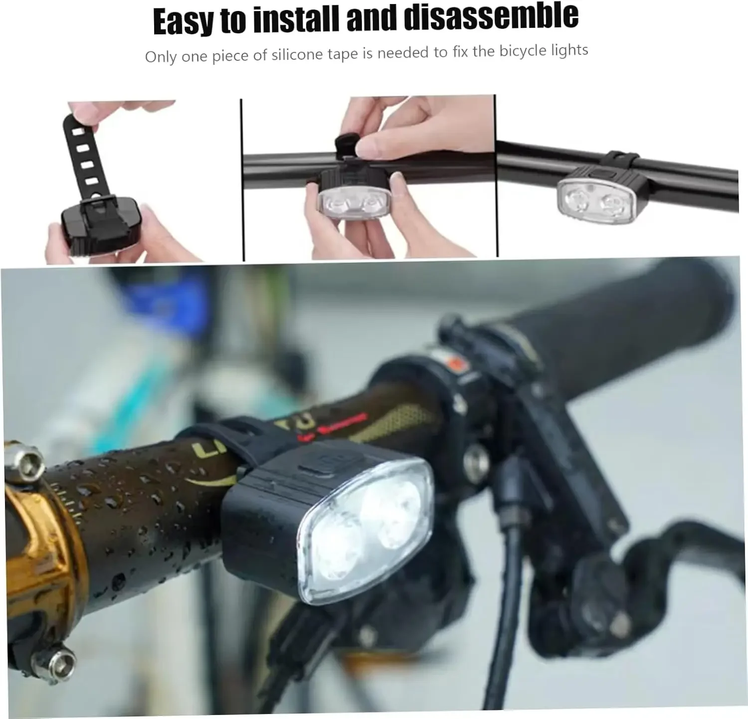 Cycling Bicycle Front Rear Lig - огляд і ціна Bike Light Front Rear