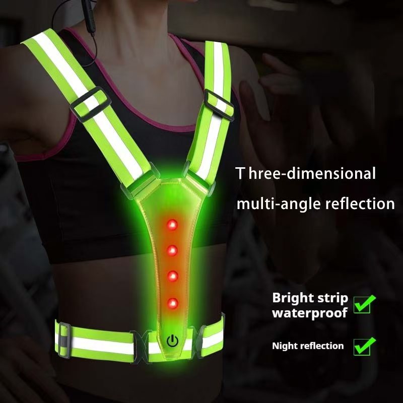 LED Running Vest Reflective Gl - огляд і ціна Reflective Vest Cycling