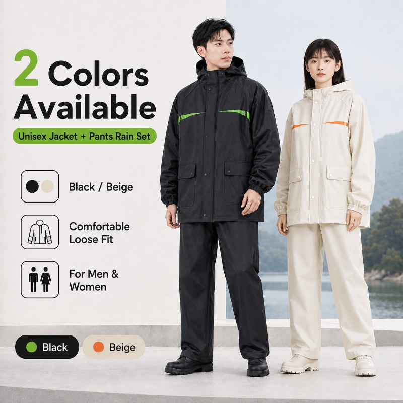 Unisex 2-Piece Waterproof Cycl - огляд і ціна Cycling Commute Jacket