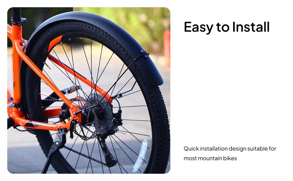 Mountain Bike Mud Guard Thicke - огляд і ціна Fender Mudguard Set